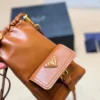 Prada Gold Leather Backpack