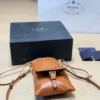 Prada Gold Leather Backpack