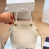 Prada Mini White Calfskin Crossbody Bag