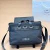 Prada Black Leather Messenger Bag