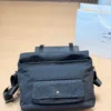 Prada Black Leather Messenger Bag