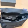 Prada Black Leather Messenger Bag