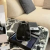 Prada Black Chain Nylon Bucket Bag