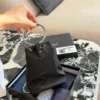 Prada Black Chain Nylon Bucket Bag