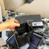 Prada Black Chain Nylon Bucket Bag