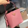 Prada Panier Leather Bucket Bag