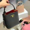 Prada Panier Leather Bucket Bag