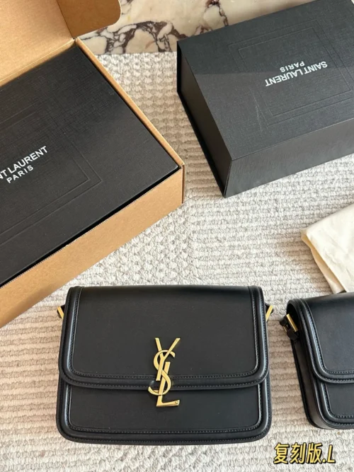 YSL Solferino Leather Bag Style 0003