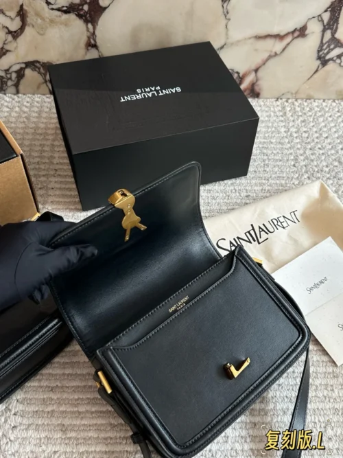 YSL Solferino Leather Bag Style 0003