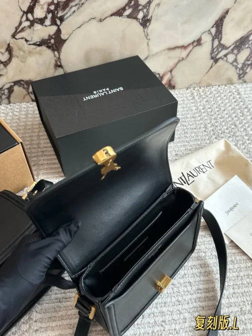 YSL Solferino Leather Bag Style 0003