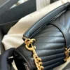 YSL Chain Leather Messenger Bag