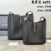YSL Small Leather Bucket Bag