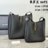 YSL Small Leather Bucket Bag