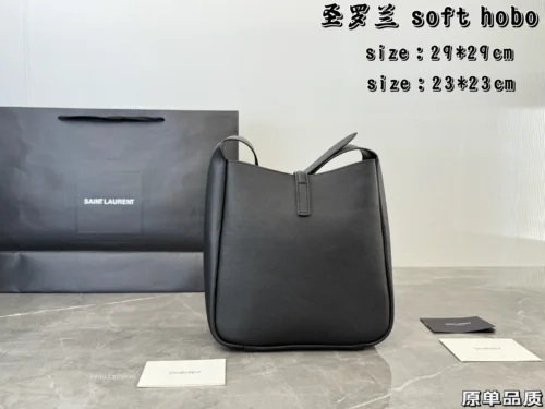 YSL Small Leather Bucket Bag