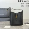 YSL Small Leather Bucket Bag