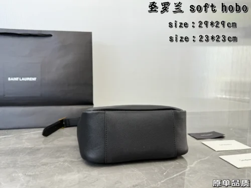 YSL Small Leather Bucket Bag
