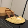 YSL Woven Raffia Tote Bag