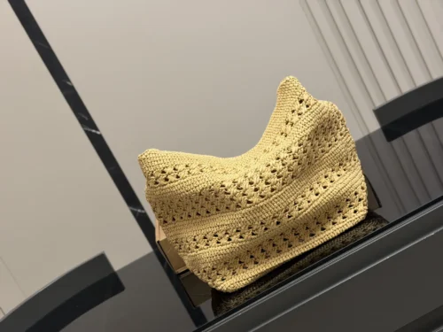 YSL Woven Raffia Tote Bag Style 0023