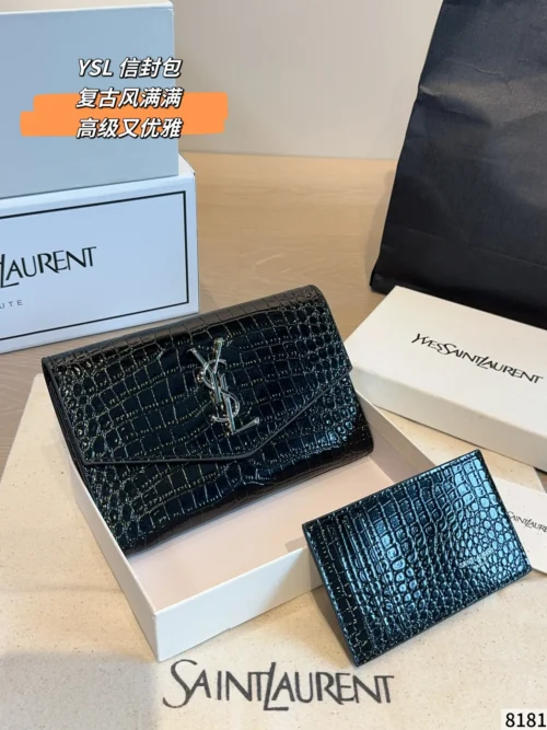 YSL Mini Chain Card Holder Style 0041