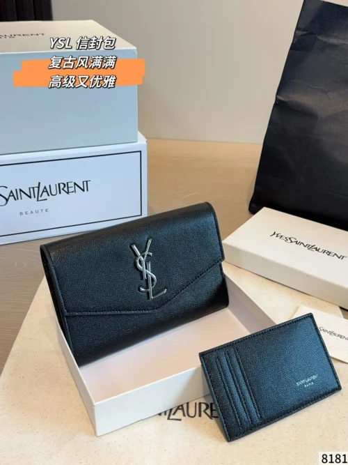 YSL Mini Chain Card Holder Style 0041