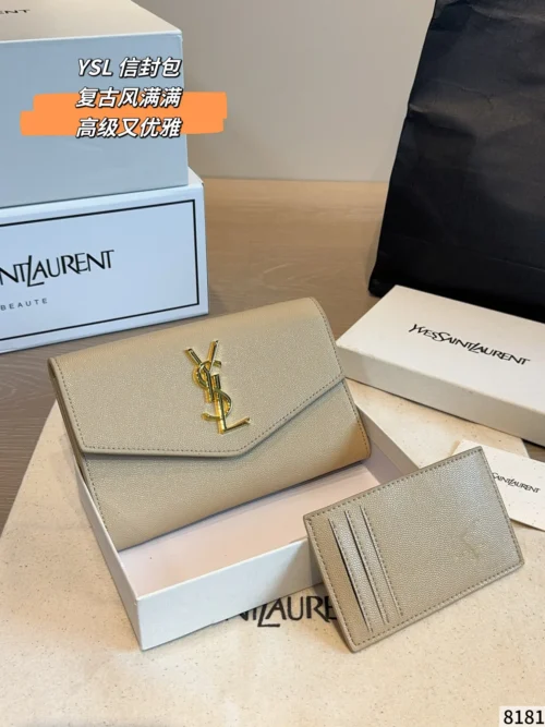 YSL Mini Chain Card Holder Style 0041