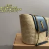 YSL Chain Raffia Crossbody Bag