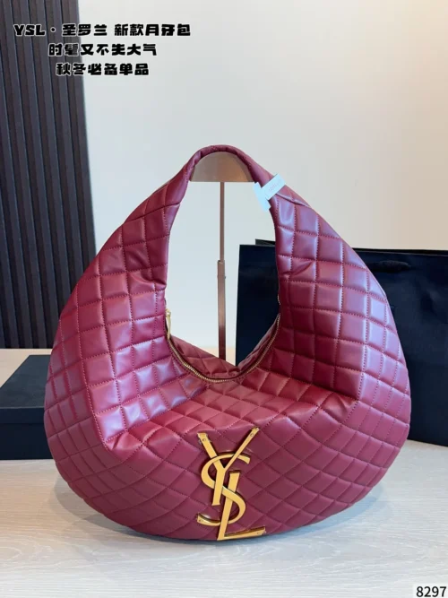 YSL Quilted Leather Hobo Bag