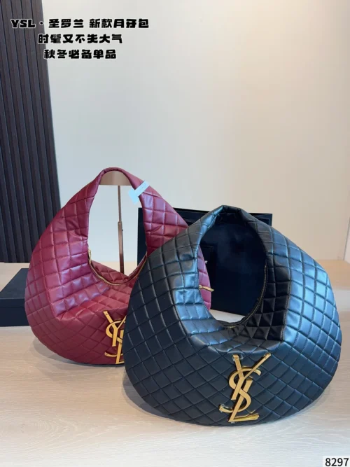 YSL Quilted Leather Hobo Bag