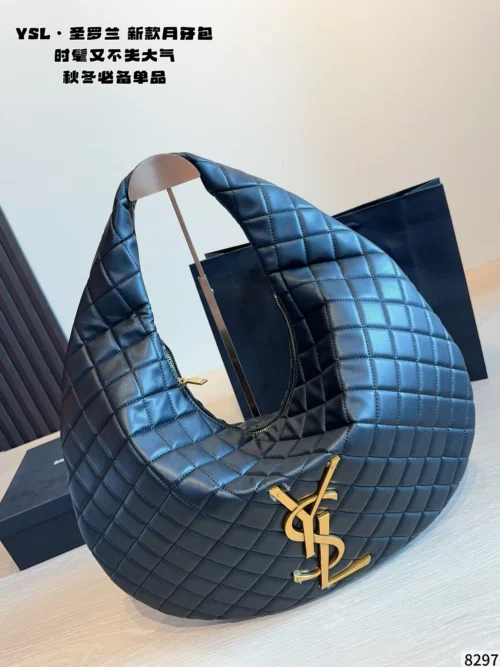 YSL Quilted Leather Hobo Bag