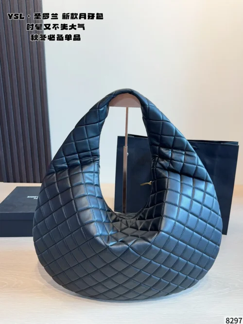 YSL Quilted Leather Hobo Bag
