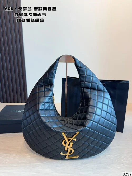 YSL Quilted Leather Hobo Bag