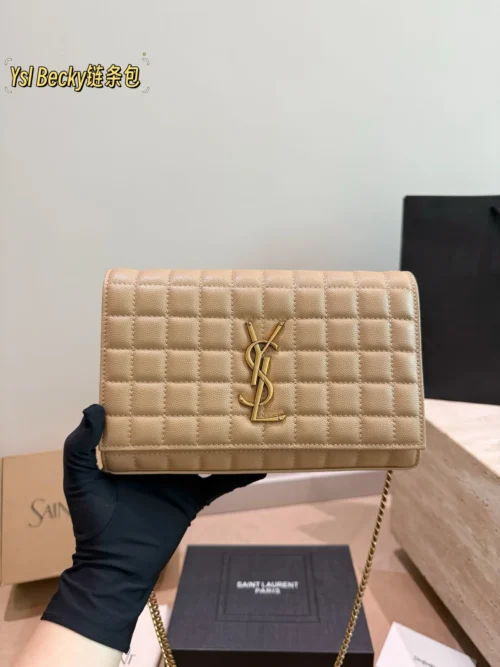 YSL Chain Lambskin Crossbody Bag