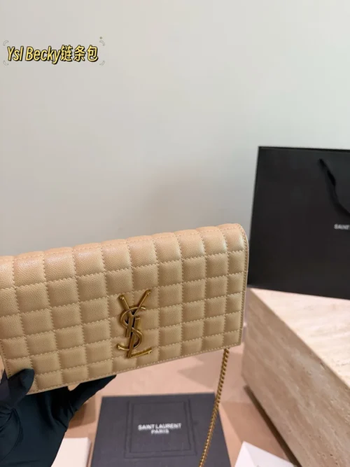 YSL Chain Lambskin Crossbody Bag