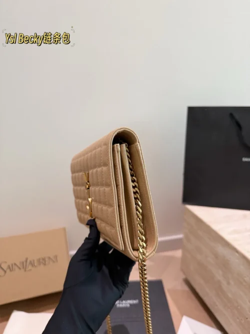 YSL Chain Lambskin Crossbody Bag
