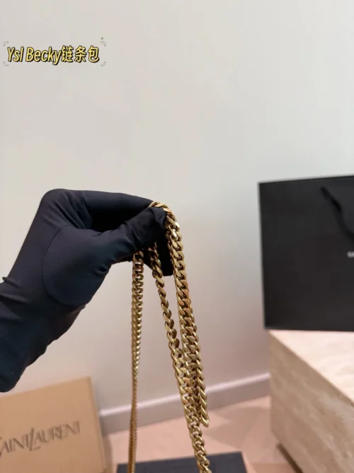 YSL Chain Lambskin Crossbody Bag