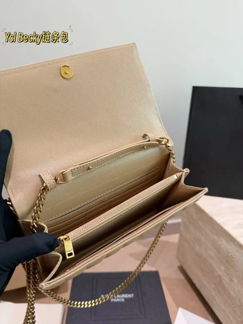YSL Chain Lambskin Crossbody Bag