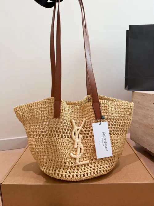 YSL Raffia Bag