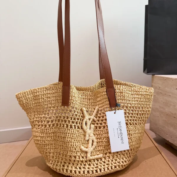 YSL Raffia Bag