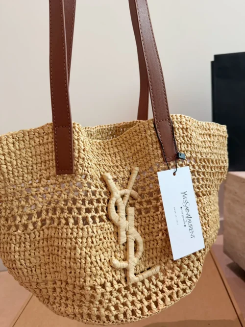 YSL Raffia Bag
