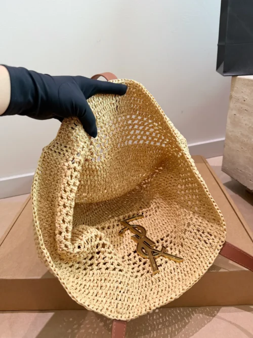 YSL Raffia Bag