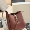 YSL Medium Black Leather Shoulder Bag