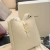 YSL Medium Black Leather Shoulder Bag