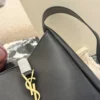 YSL Medium Black Leather Shoulder Bag