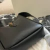 YSL Medium Black Leather Shoulder Bag