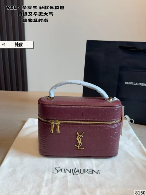 YSL Mini Black Leather Tote Bag Style 0110