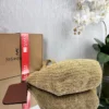 YSL Brown Woven Raffia Backpack