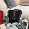 YSL Kate Black Leather Top Handle Bag